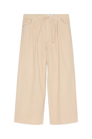 Pantalon wide legs - Beige