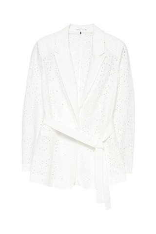 Veste en broderie anglaise - Blanc