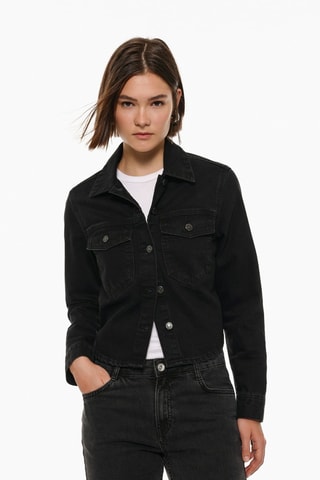Veste en jean - Noir