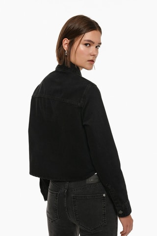 Veste en jean - Noir
