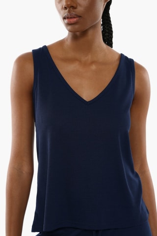 Débardeur de pyjama - Bleu marine