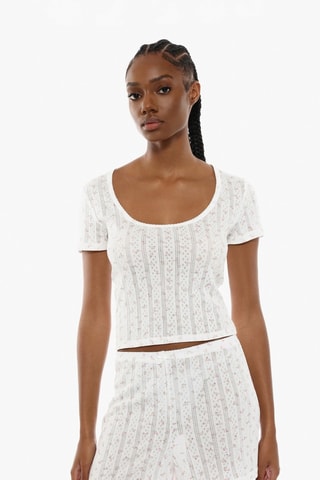 Short de pyjama - Blanc