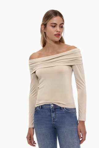 Top - Beige clair