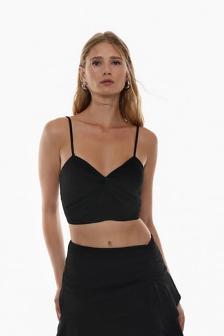 Crop top - Noir