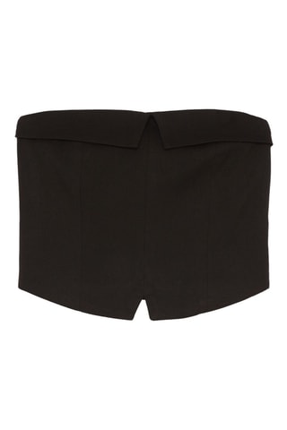 Crop top bustier - Noir