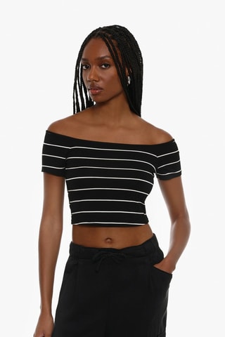 Crop top - Noir