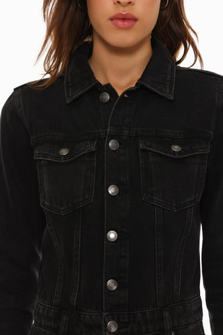 Robe droite en jean - Bleu