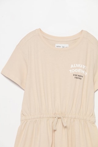 Robe t-shirt - Ivoire