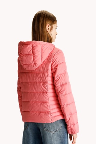 Doudoune à capuche - Rose