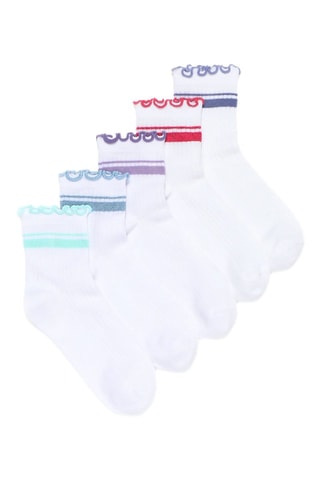 5 paires de chaussettes - Blanc