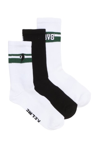 3 paires de chaussettes - Blanc et noir