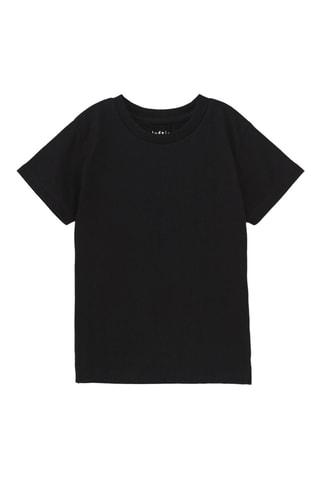 4 t-shirts - Blanc, gris clair chiné et noir