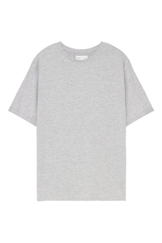 T-shirt oversize - Gris chiné