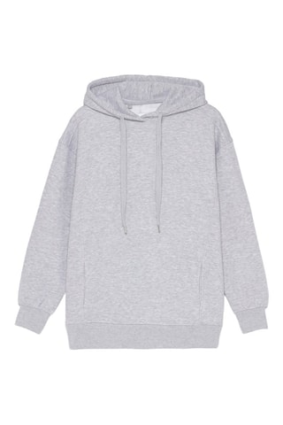 Sweat oversize - Gris chiné