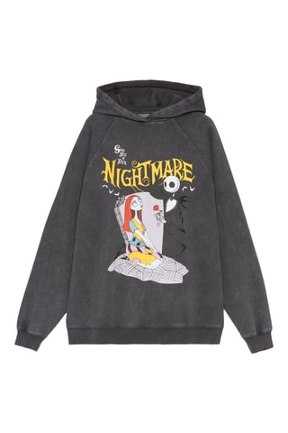 Sweat à capuche L'Etrange Noël de Monsieur Jack Disney - Anthracite