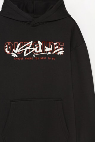 Sweat à capuche - Noir