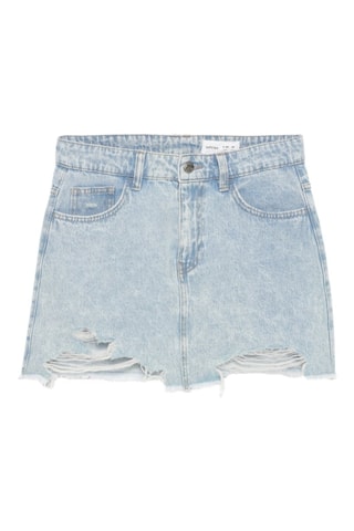 Minijupe en jean - Bleu