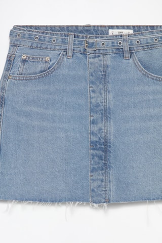 Minijupe en jean - Bleu