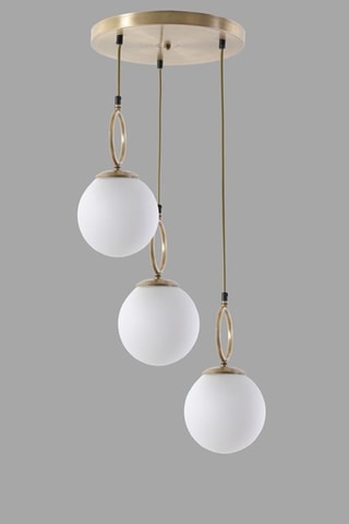 Suspension Morino - Doré - 3 x 60 W