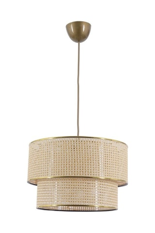 Suspension - Beige et doré