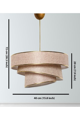 Suspension Couper - Beige - 45 W
