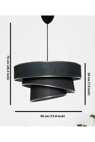 Suspension Couper - Noir - 60 W