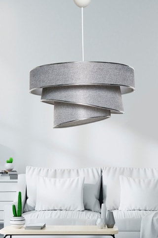 Suspension Couper - Gris et argenté - 60 W