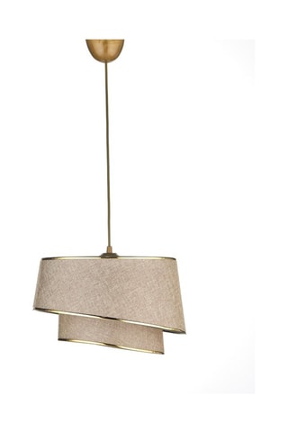 Suspension - Beige et doré - 40 W