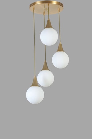 Suspension Afra - Doré - 4 x 40 W