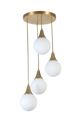 Suspension Afra - Doré - 4 x 40 W