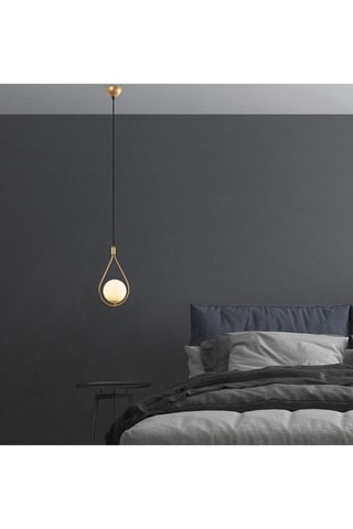 Suspension Mudoni - Doré et noir - 40 W