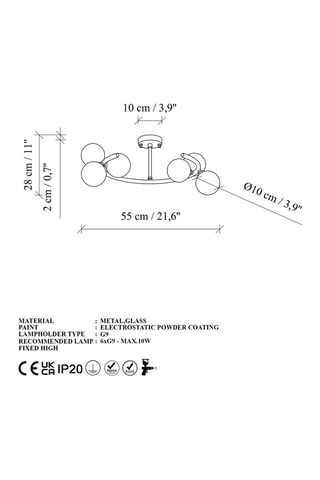 Suspension Luminar - Doré
