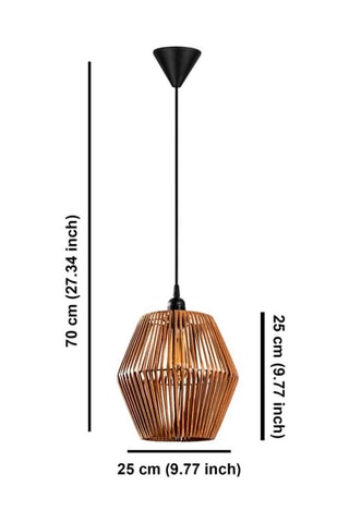 Suspension Gonio - Marron - 40 W