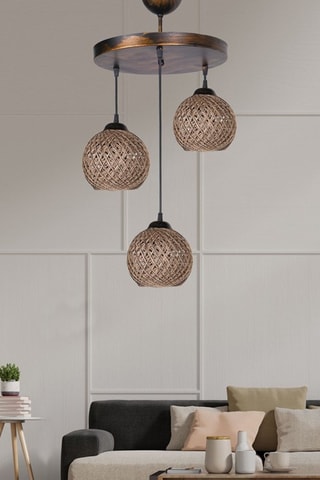 Suspension - Beige - 3 x 60 W
