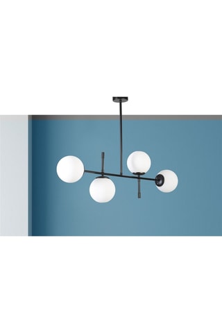 Suspension Favori -  Noir et blanc - 4 x 60 W