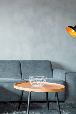 Lampadaire Lik - 
Noir et doré