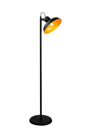 Lampadaire Lik - 
Noir et doré