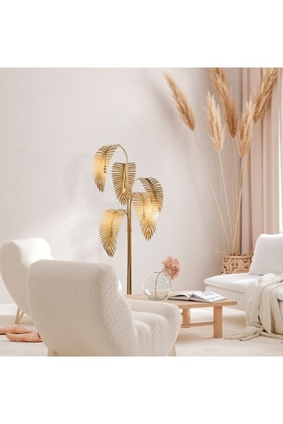 Lampadaire - Doré - 5 x 40 W