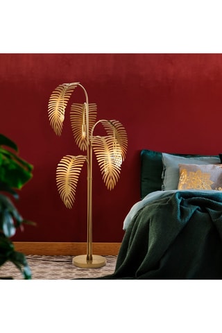 Lampadaire - Doré - 5 x 40 W