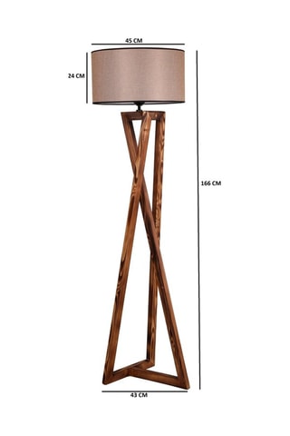 Lampadaire Nora SMK - Blanc - 60 W