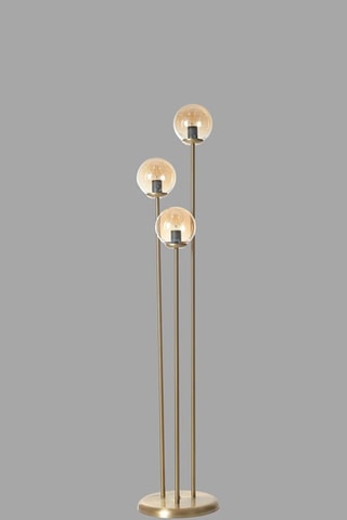 Lampadaire - Doré - 3 x 60 W