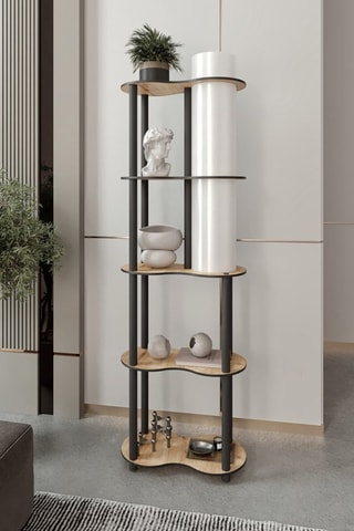 Lampadaire - Imitation noyer - 40 W - 140 cm