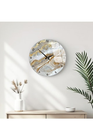 Horloge - 40 cm - Taupe