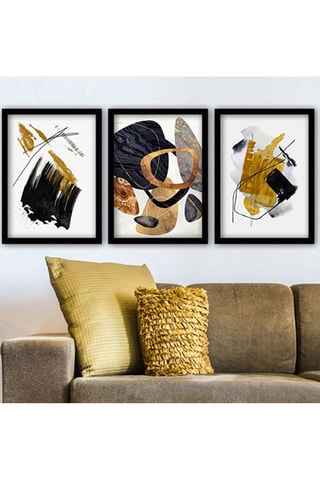 3 tableaux - 35 x 45 cm