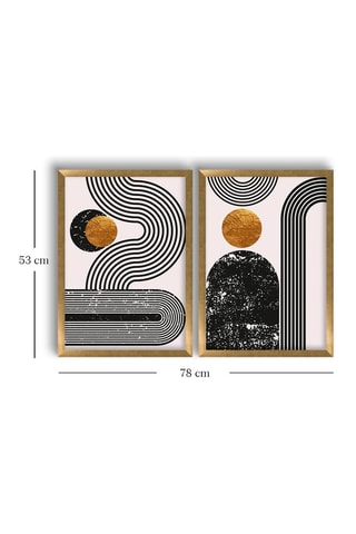 2 tableaux - 38 x 53 cm