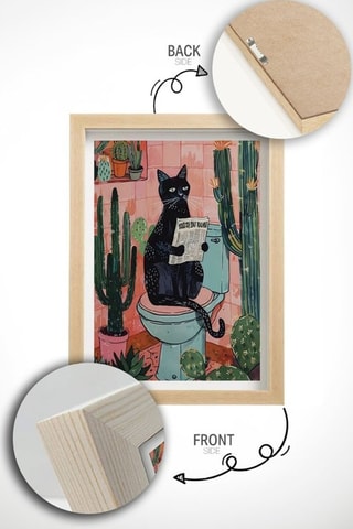 Tableau en bois - 33 x 48 cm