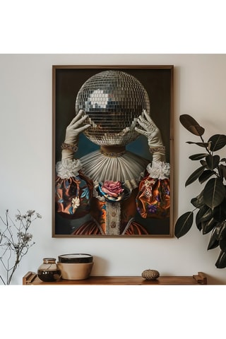 Peinture décorative encadrée en MDF René32 - 35 x 47 cm - 35 x 47 cm