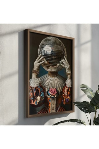 Peinture décorative encadrée en MDF René32 - 35 x 47 cm - 35 x 47 cm