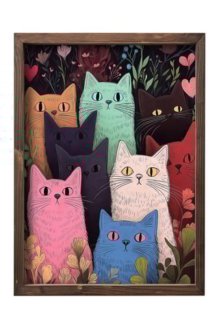 Tableau en pin - 50 x 70 x 3,5 cm