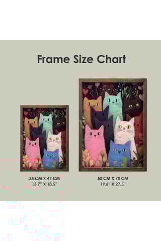 Tableau en pin - 50 x 70 x 3,5 cm